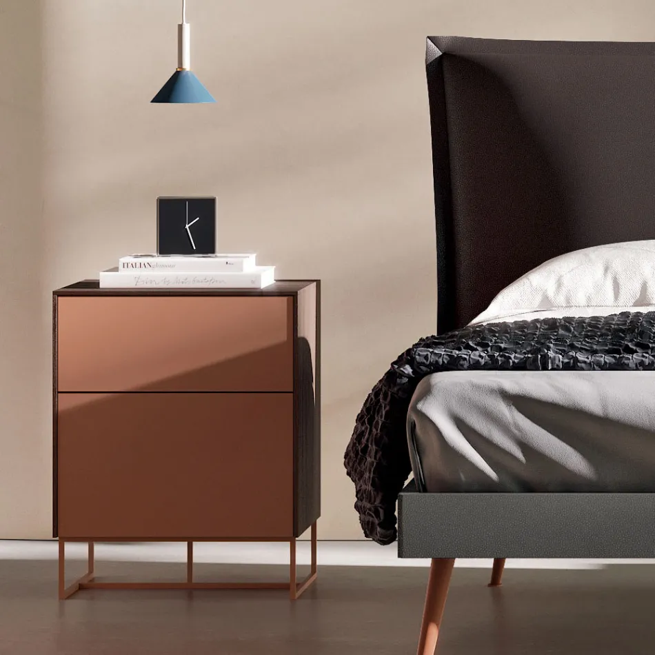 Arredamento Camera da Letto a 5 Elementi Realizzata in Italia di Lusso - Zante Viadurini