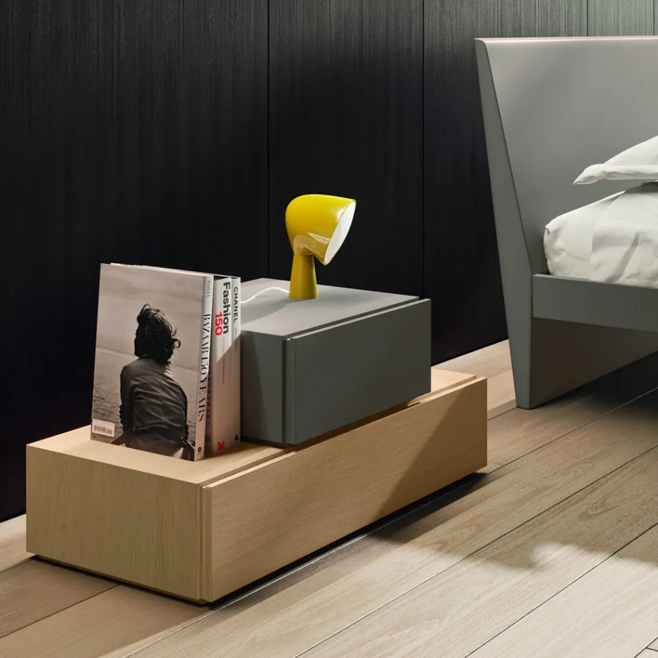Arredamento Camera da Letto a 5 Elementi Stile Moderno Made in Italy - Diamante Viadurini