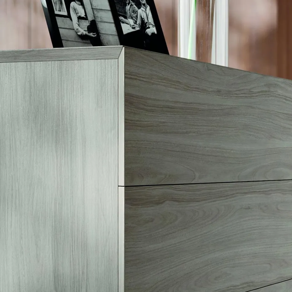 Arredamento Camera da Letto Matrimoniale a 4 Elementi Made in Italy - Lucania Viadurini
