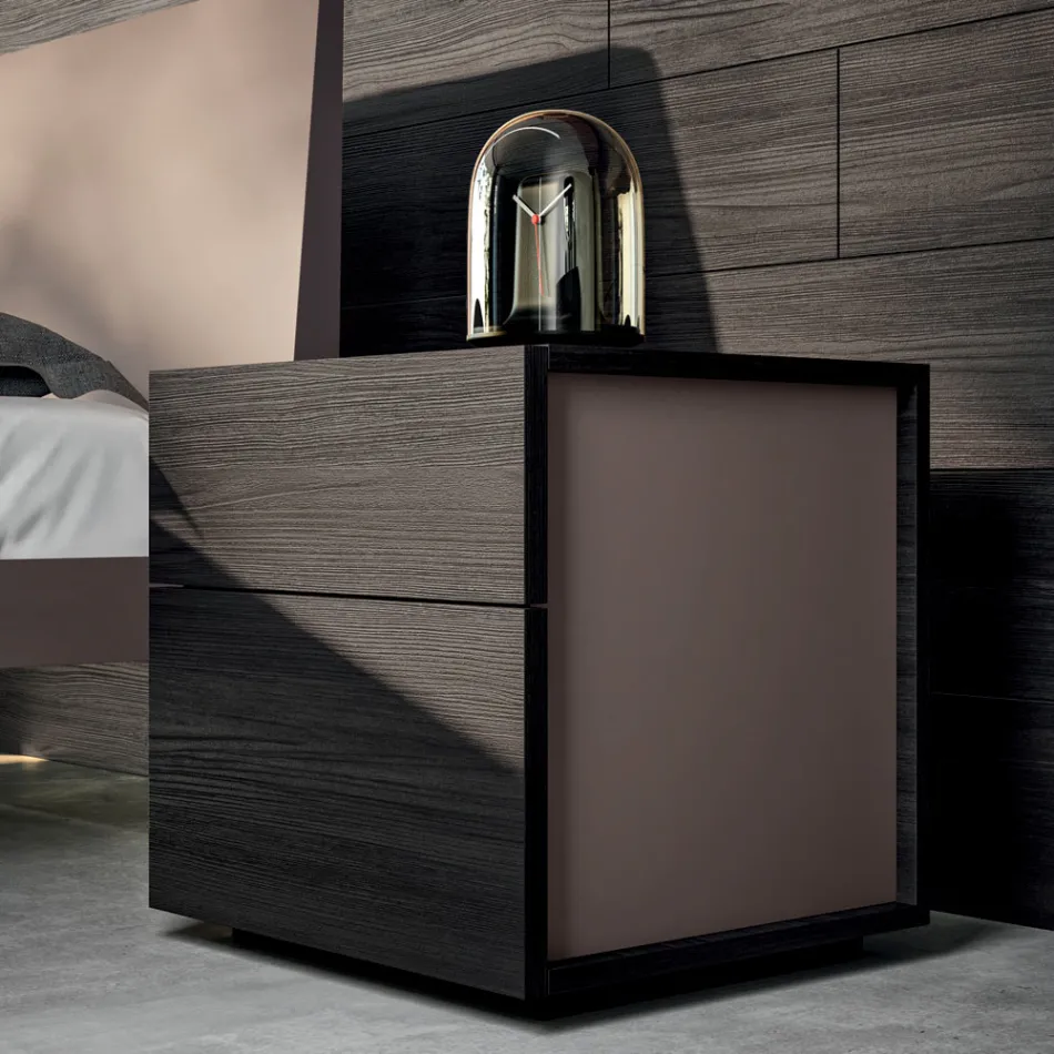 Arredamento Camera da Letto Matrimoniale a 5 Elementi Made in Italy - Scampia Viadurini
