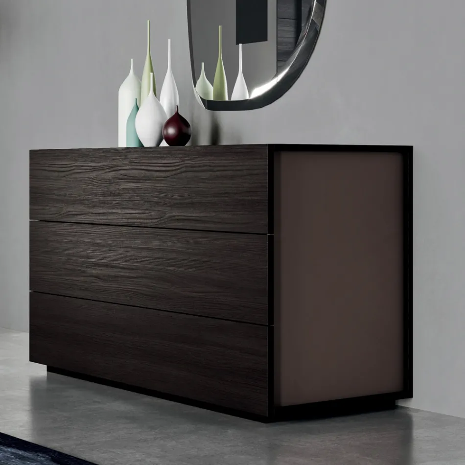 Arredamento Camera da Letto Matrimoniale a 5 Elementi Made in Italy - Scampia Viadurini