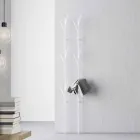 Attaccapanni da Terra di Design Moderno in Metallo Bianco o Cromo - Kottac Viadurini