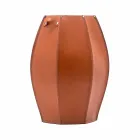 Audrey portaombrelli dal design moderno in cuoio, made in Italy Viadurini