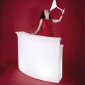 Bancone bar luminoso da esterno moderno Slide Break Bar made in Italy