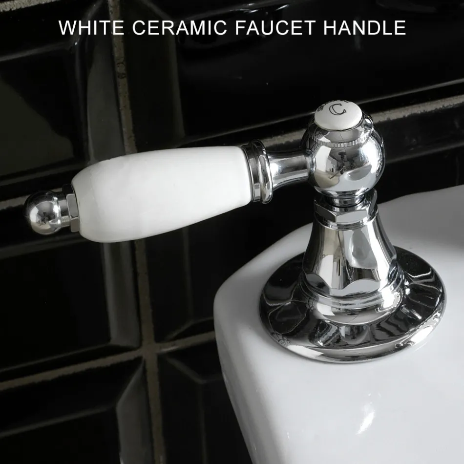 Batteria Bidet 3 Fori con Erogazione Interna in Ottone Made in Italy- Noriana Viadurini
