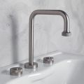 Batteria Lavabo Moderna 3 Fori con Scarico Made in Italy - Quito