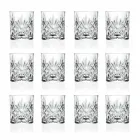 Bicchiere Double Old Fashioned Vintage Design Eco Cristallo 12 Pezzi - Cantabile Viadurini