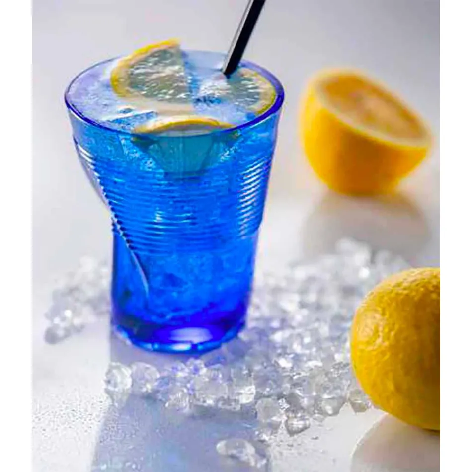 Bicchieri per Acqua Moderni in Vetro Colorato 6 Pezzi di Design - Sarabi Viadurini