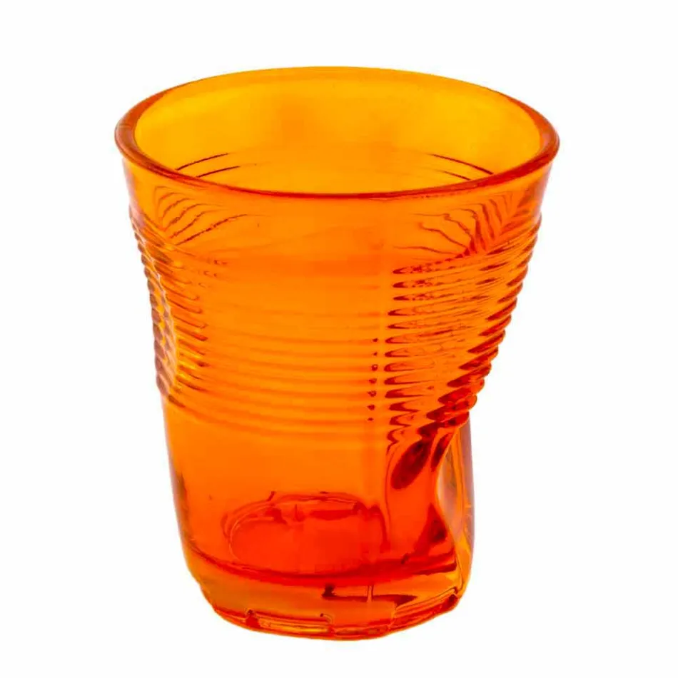 Bicchieri per Acqua Moderni in Vetro Colorato 6 Pezzi di Design - Sarabi Viadurini
