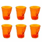 Bicchieri per Acqua Moderni in Vetro Colorato 6 Pezzi di Design - Sarabi Viadurini