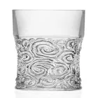 Bicchieri Tumbler Bassi in Eco Cristallo Decoro Audace 12 Pezzi - Ritmo Viadurini