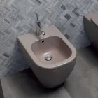 Bidet da Terra in Ceramica Smaltata Bianca o Colorata Trabia Viadurini