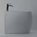 Bidet in ceramica bianca dal design moderno Gais, fatto in Italia