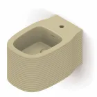 Bidet sospeso in ceramica di moderno design prodotto in Italia, Amleto Viadurini