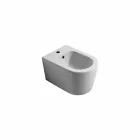 Bidet sospeso in ceramica moderno Shine Square 50x35cm, made in Italy Viadurini
