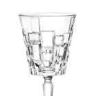 Calici da Vino o Acqua in Eco Cristallo Decorato Lusso 12 Pezzi - Catania Viadurini