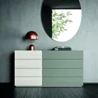 Camera Completa a 4 Elementi Design Moderno Realizzata in Italia - Maiorca Viadurini