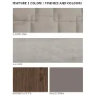 Camera da Letto a 4 Elementi Design Moderno Realizzato in Italia - Elettrica Viadurini