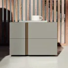 Camera da Letto a 4 Elementi Stile Moderno Made in Italy Alta Qualità - Minorco Viadurini