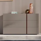 Camera da Letto a 4 Elementi Stile Moderno Made in Italy Alta Qualità - Minorco Viadurini