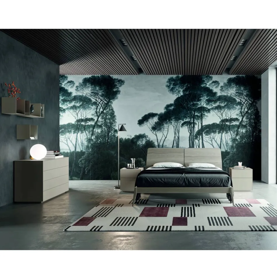 Camera da Letto Completa a 4 Elementi Made in Italy di Alta Qualità - Odema Viadurini