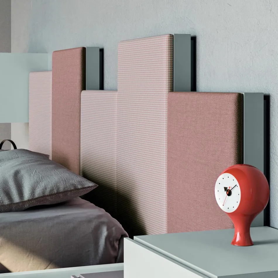 Camera da Letto Completa a 5 Elementi Made in Italy Alta Qualità - Quarzo Viadurini