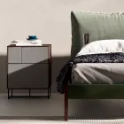 Camera da Letto Completa a 5 Elementi Moderni Realizzata in Italia - Shaila Viadurini