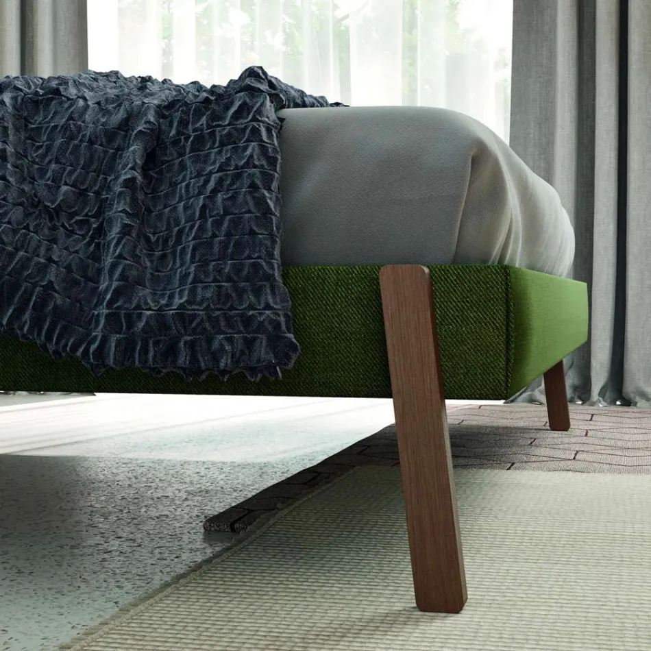 Camera da Letto Completa a 5 Elementi Moderni Realizzata in Italia - Shaila Viadurini