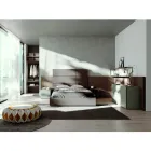 Camera da Letto Matrimoniale a 5 Elementi Made in Italy di Lusso - Smeraldo Viadurini