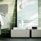 Camera da Letto Moderna a 5 Elementi in Stile Moderno Made in Italy - Melodia Viadurini