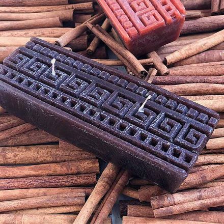 Candela Artigianale Profumata alla Cannella Rettangolare Made in Italy - Alissa Viadurini