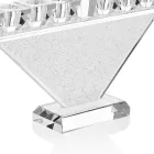 Candelabro in Cristallo Pregiato Design a 9 Fiamme di Lusso Italiano - Wanni Viadurini