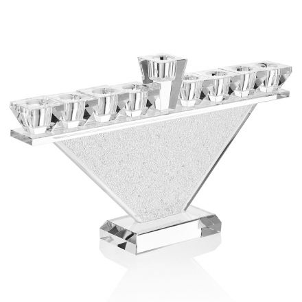 Candelabro in Cristallo Pregiato Design a 9 Fiamme di Lusso Italiano - Wanni Viadurini