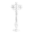 Candelabro in Plexiglass Trasparente a 3 Fiamme Made in Italy - Paolino Viadurini