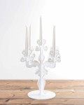 Candelabro tall design rinascimentale, 5 braccia in plexiglass Aragona