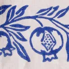 Canovaccio di Lino d’Artigianato Italiano con Disegno Stampato a Mano - Marchi Viadurini