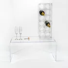 Cantinetta Porta Bottiglie Plexiglass Trasparente Made in Italy - Whines  Viadurini