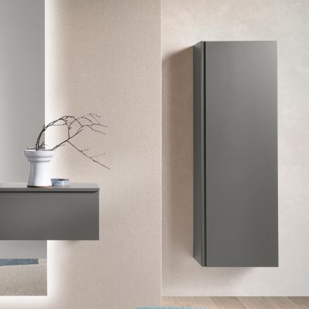 Cappottiera in Nobilitato Laccato e Anta in Mdf con Scaffale Interno - Lunis Viadurini