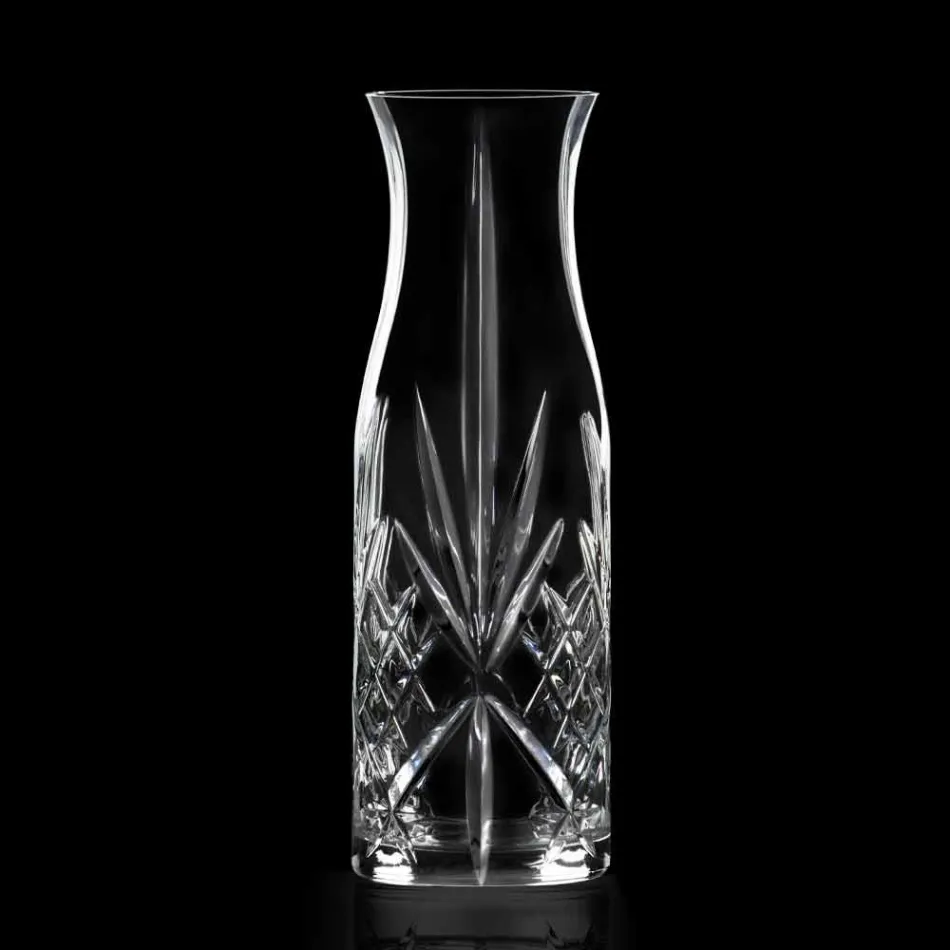 Caraffa per Acqua o Vino in Eco Cristallo Design Vintage 4 Pezzi - Cantabile Viadurini