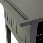 Carrello da Esterno in Alluminio Verniciato di Diverse Finiture - Hotel Viadurini