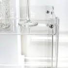 Carrello Porta Vivande in Plexiglass Trasparente Made in Italy - Galatius Viadurini