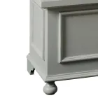 Cassapanca con Struttura in Pioppo Massiccio Made in Italy - Dievis Viadurini