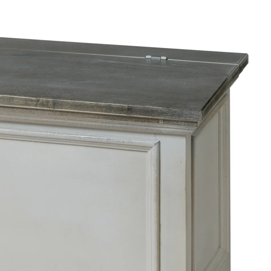 Cassapanca con Struttura in Pioppo Massiccio Made in Italy - Dievis Viadurini