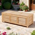 Cassapanca da Giardino Realizzata in Teak Naturale - Nascondi