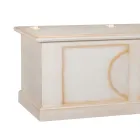 Cassapanca in Legno Impiallacciato di Diverse Finiture Made in Italy - Krishna Viadurini