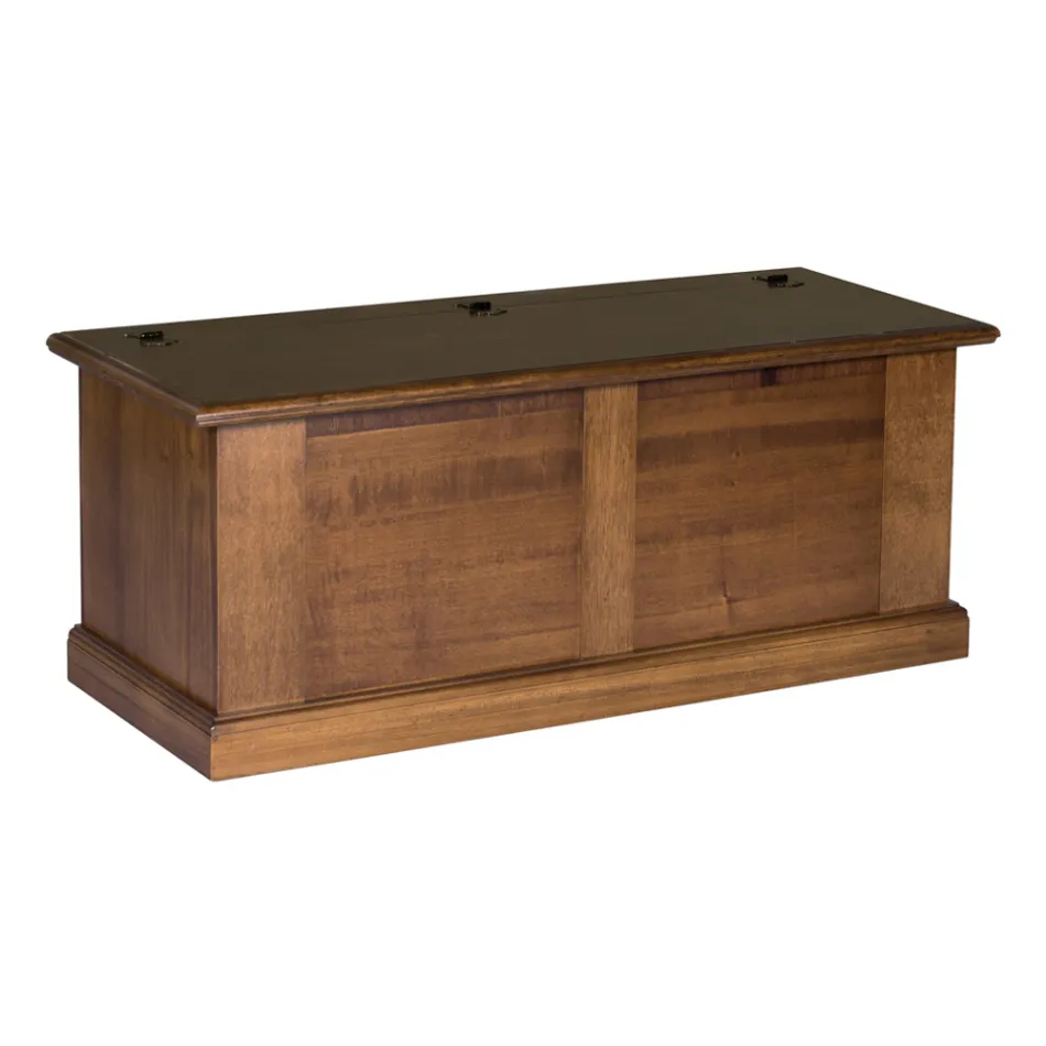 Cassapanca in Legno Impiallacciato e Diverse Finiture Made in Italy - Hermod Viadurini
