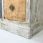 Cassettiera Artigianale in Legno Massello con 9 Cassetti Made in Italy - Pierrot Viadurini