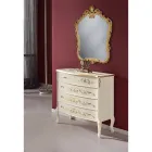 Cassettiera Camera da Letto Classica in Legno Made in Italy - Katerine Viadurini