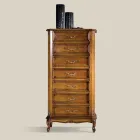 Cassettiera Stile Classico in Legno 7 o 5 Cassetti Made in Italy - Richard Viadurini