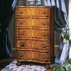 Cassettiera Stile Classico in Legno con Cassetti Made in Italy - Elegant Viadurini